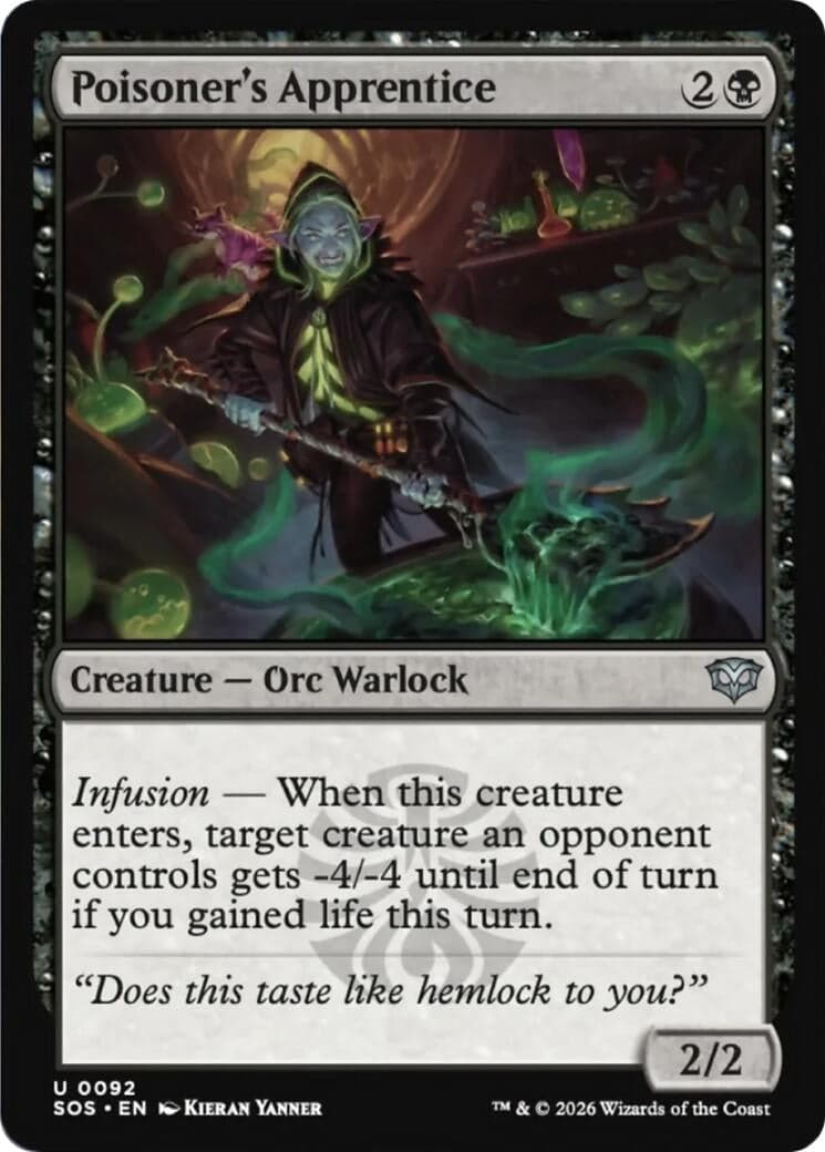 Poisoner's Apprentice (92) (Foil) (Secrets of Strixhaven)
