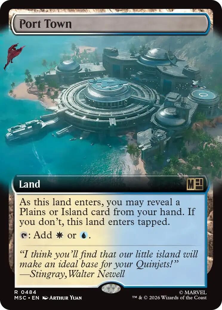 Port Town (Extended Art) (484) (Commander: Marvel Super Heroes) (MSC)