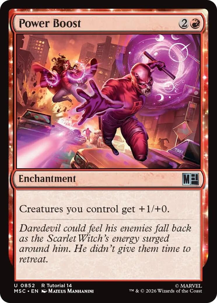 Power Boost (0852) (852) (Commander: Marvel Super Heroes) (MSC)