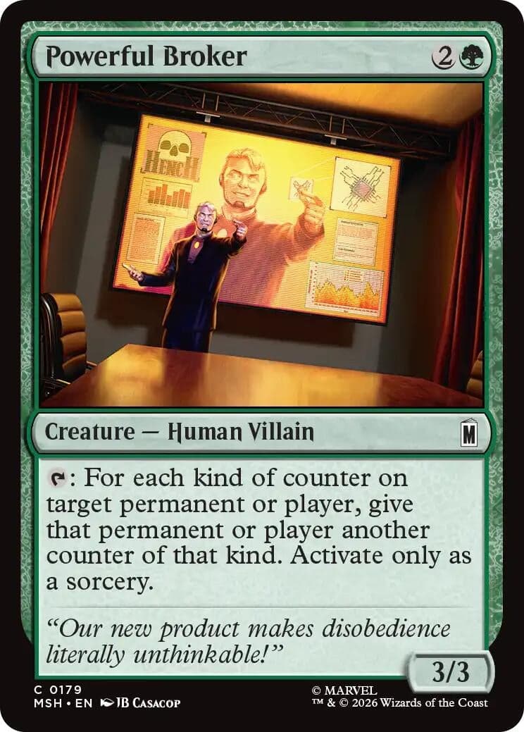 Powerful Broker (179) (Foil) (Marvel Super Heroes) (MSH)