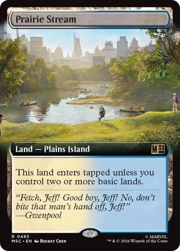 Prairie Stream (Extended Art) (485) (Foil) (Commander: Marvel Super Heroes) (MSC)