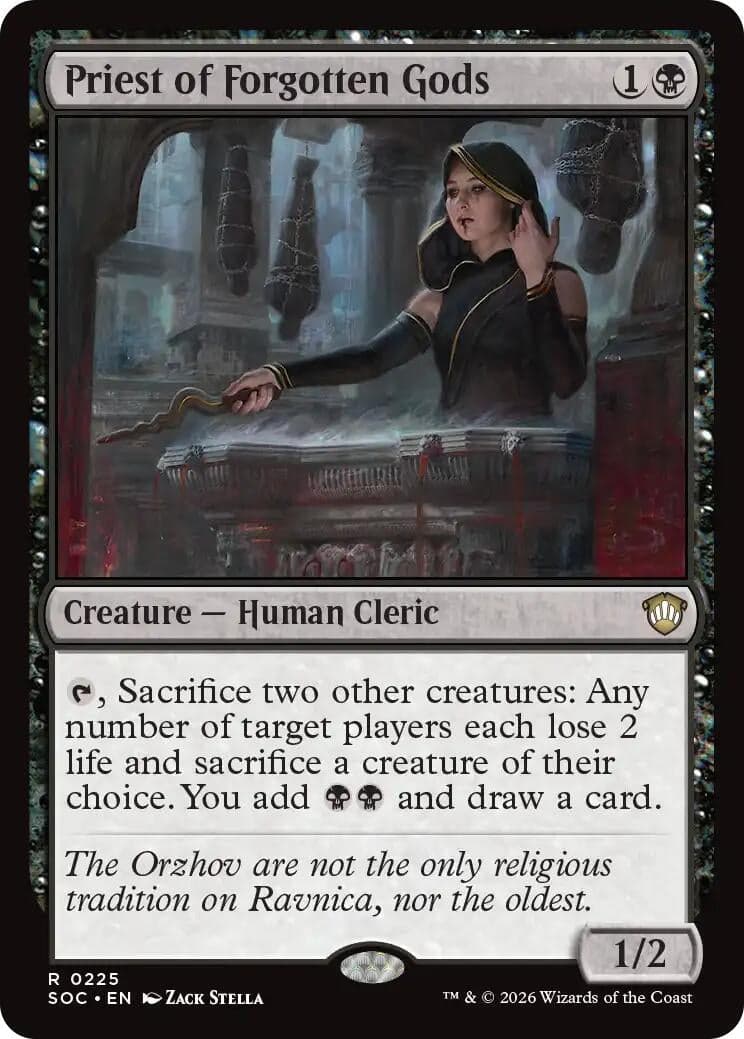 Priest of Forgotten Gods (225) (Commander: Secrets of Strixhaven)
