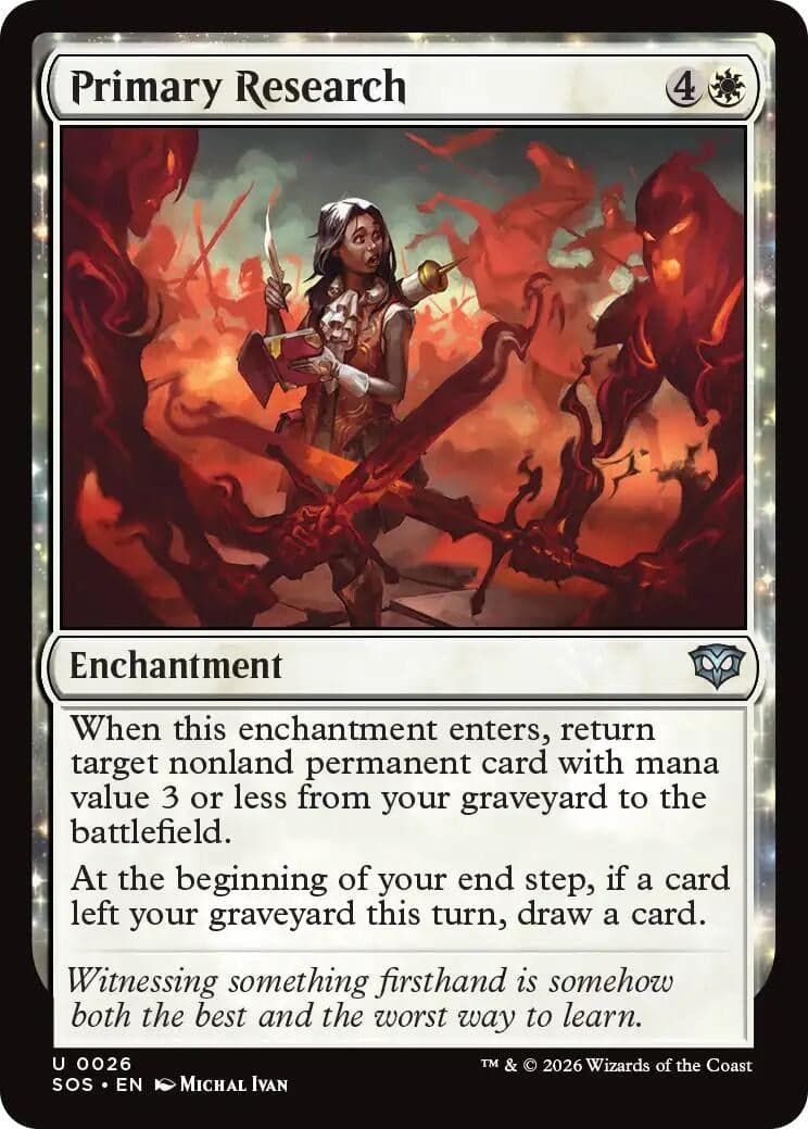 Primary Research (26) (Foil) (Secrets of Strixhaven)