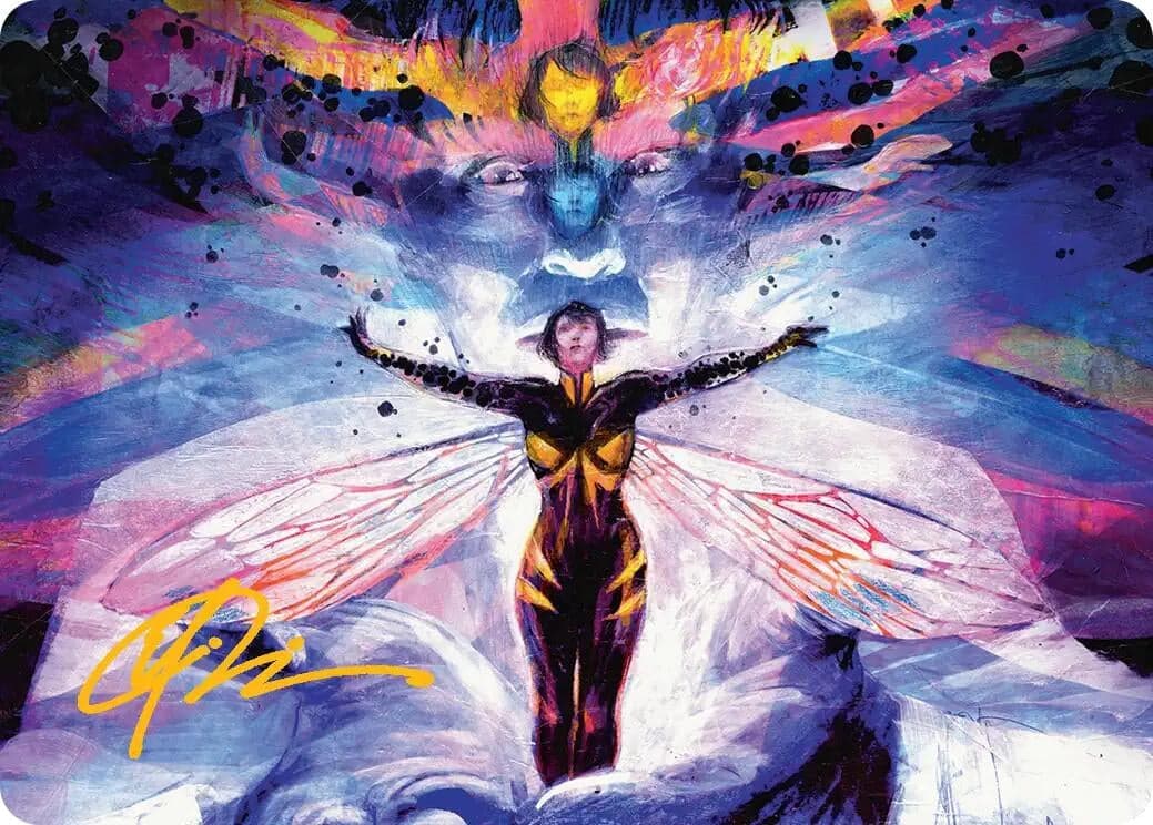 Pym Particles Art Card (Gold-Stamped Signature) (8) (Art Series: Marvel Super Heroes) (AAMSH)