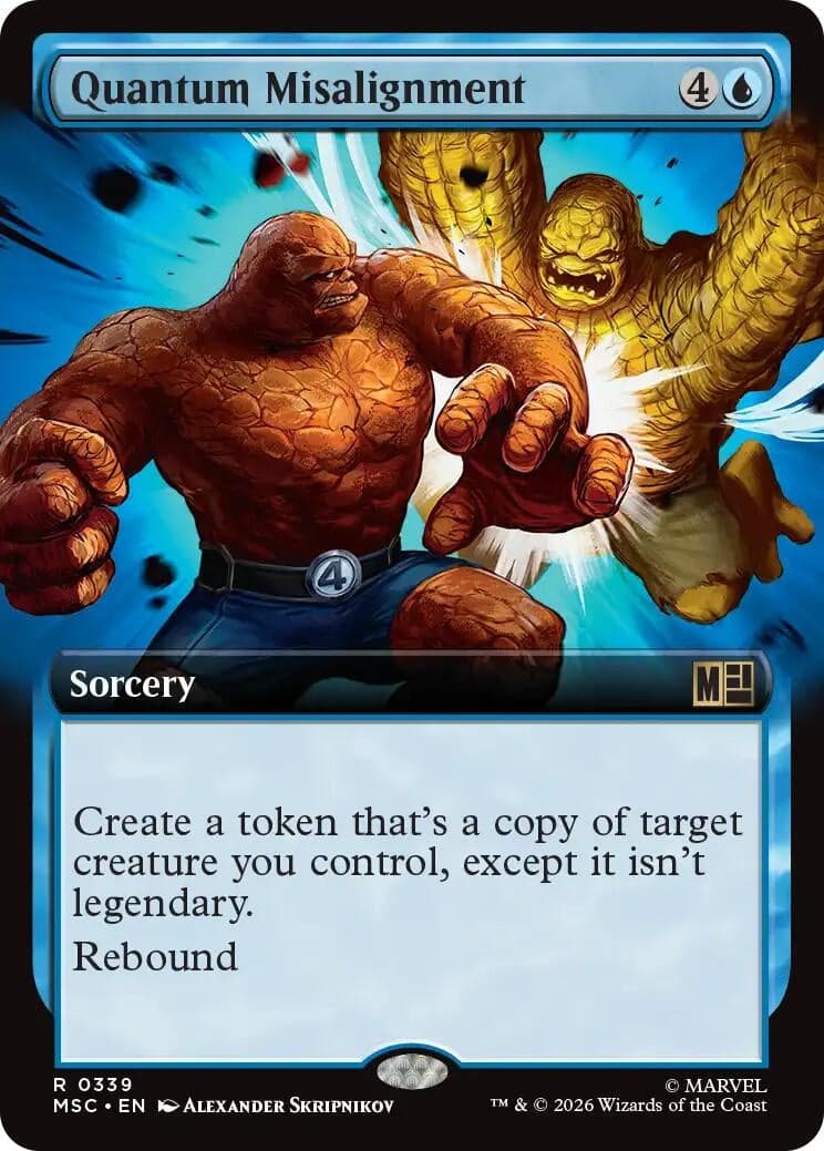 Quantum Misalignment (Extended Art) (339) (Commander: Marvel Super Heroes) (MSC)