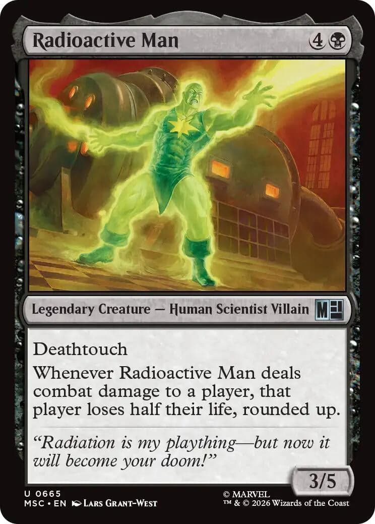 Radioactive Man (665) (Commander: Marvel Super Heroes) (MSC)