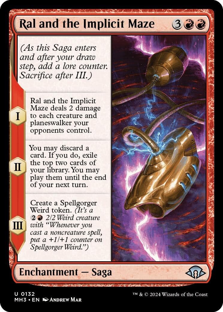 Ral and the Implicit Maze (132) (Foil) (Modern Horizons 3)