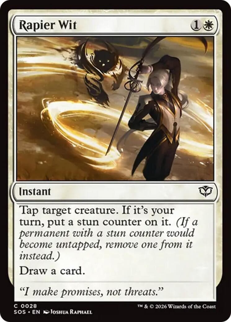 Rapier Wit (28) (Foil) (Secrets of Strixhaven)