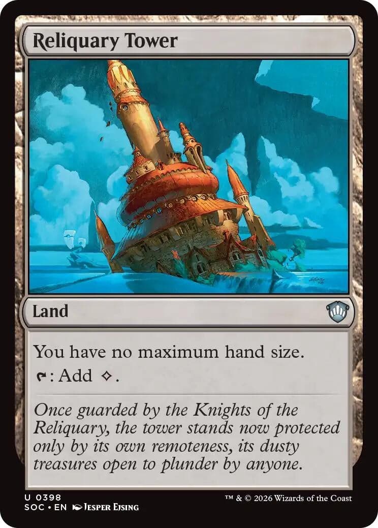 Reliquary Tower (398) (Commander: Secrets of Strixhaven)