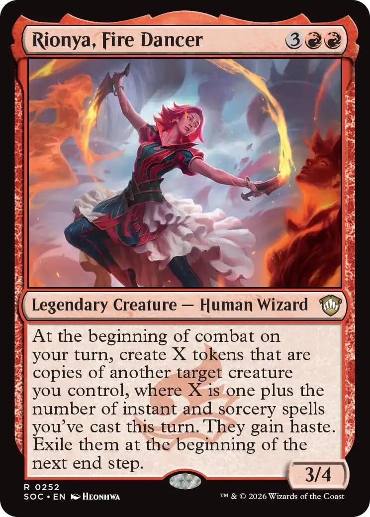 Rionya, Fire Dancer (252) (Commander: Secrets of Strixhaven)