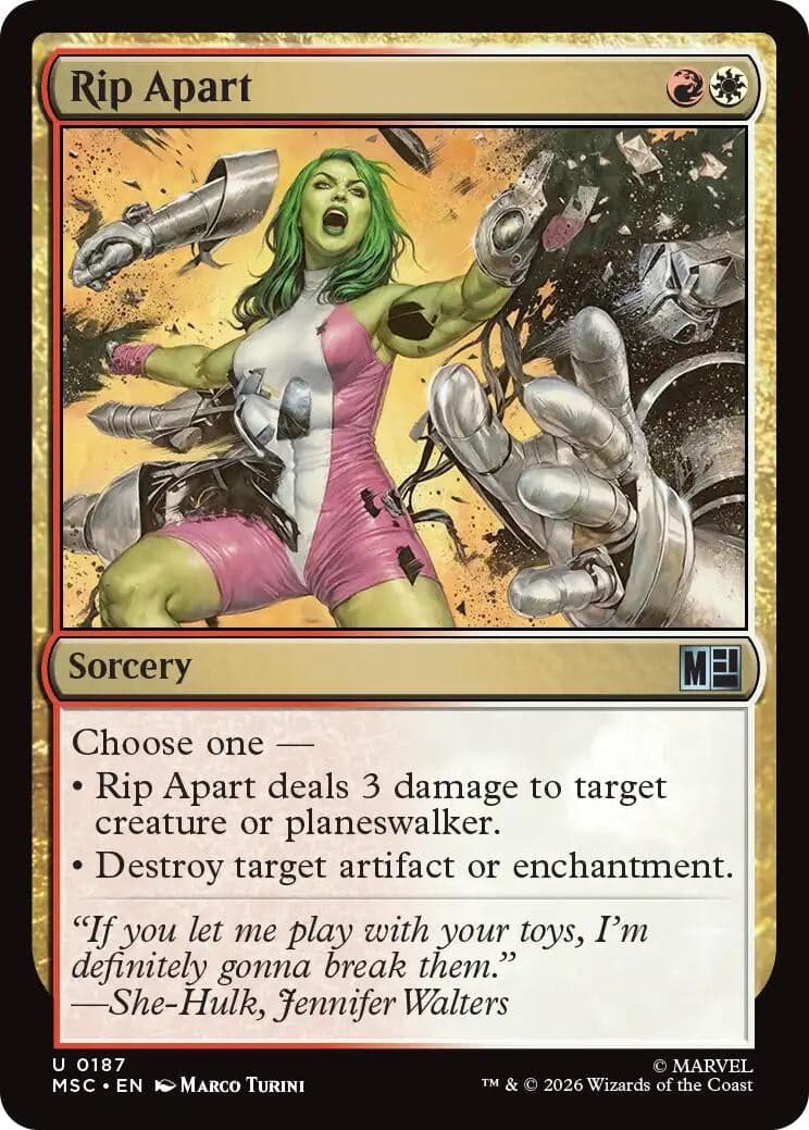 Rip Apart (187) (Commander: Marvel Super Heroes) (MSC)